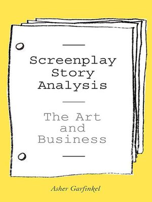 cover image of Screenplay Story Analysis